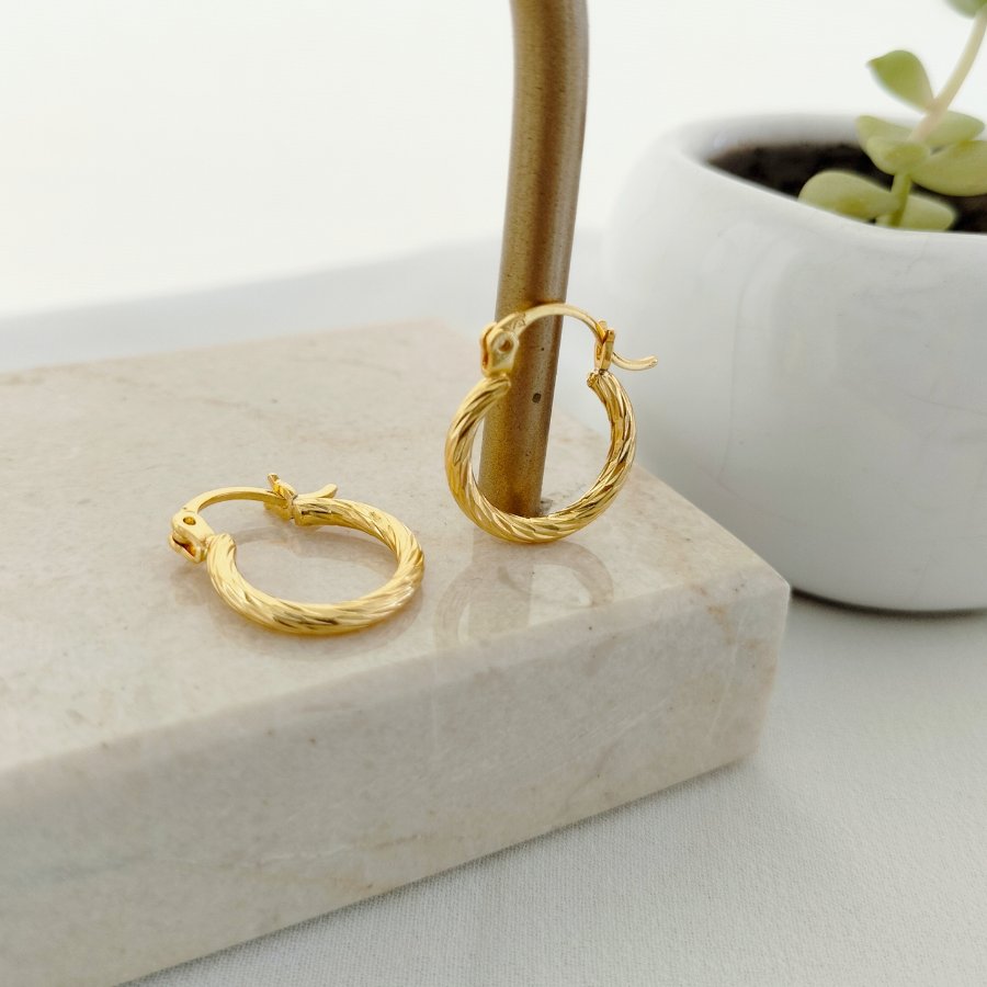 Imagen de las argollas trenzadas