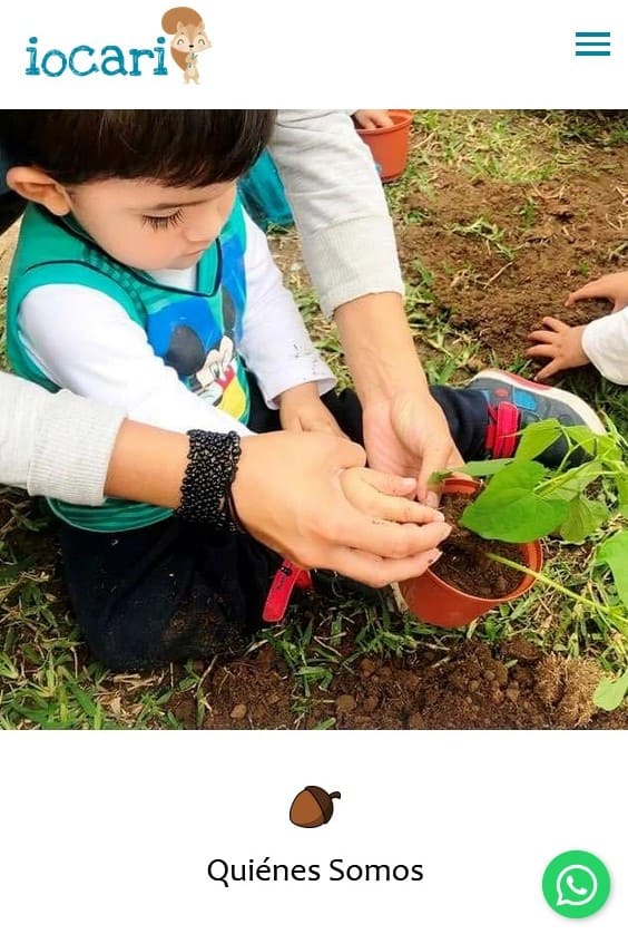 Imagen de la web Nido iocari